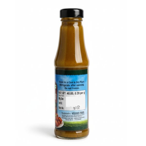 Veggius Green chilli sauce (200 g.m) - Image 2
