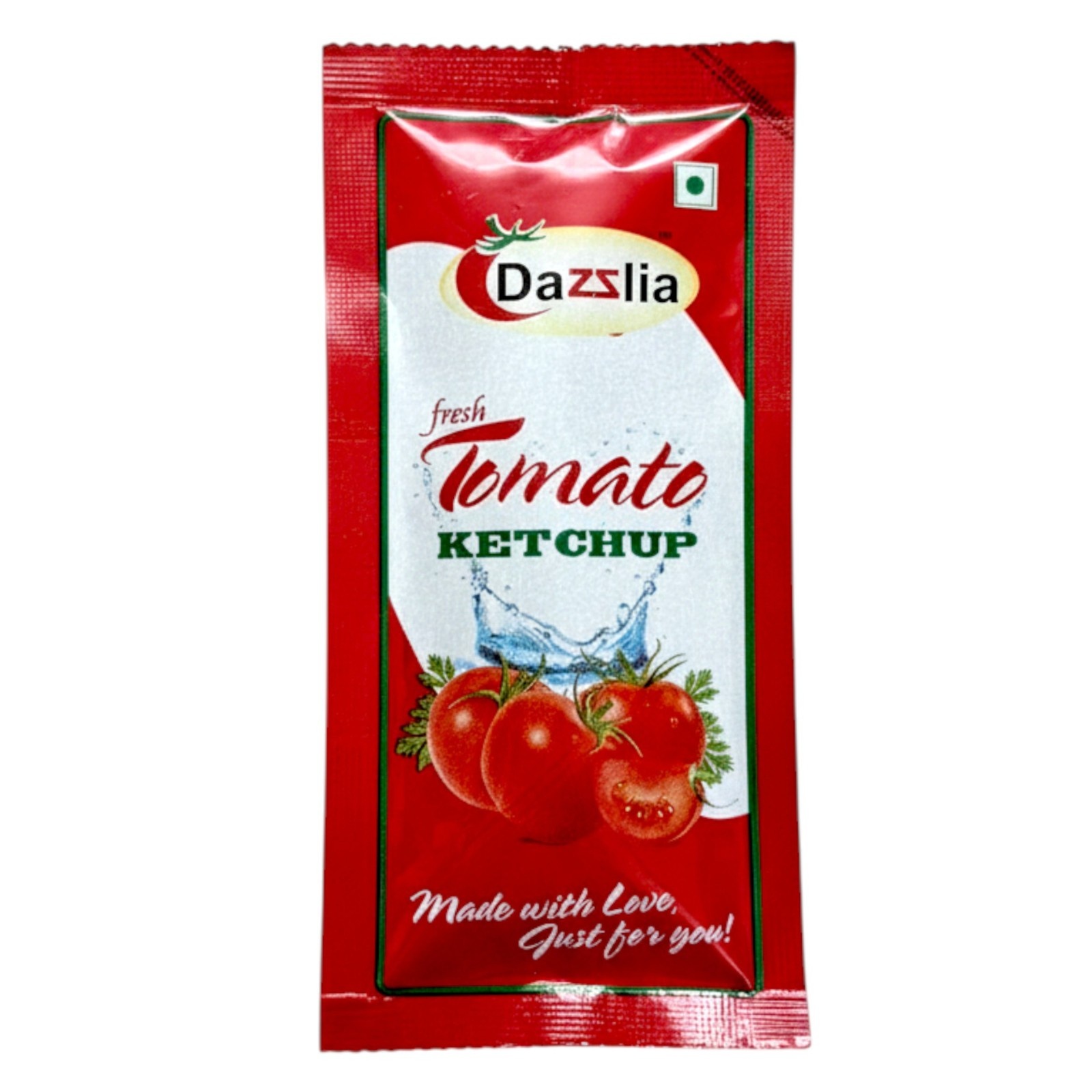 Dazzlia Fresh Tomato Ketchup (8 g.m) Sachet/Mat