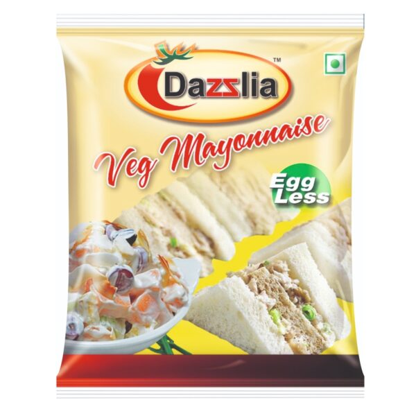 Dazzlia Veg Mayonnaise 1kg  | Eggless Vegetarian Creamy